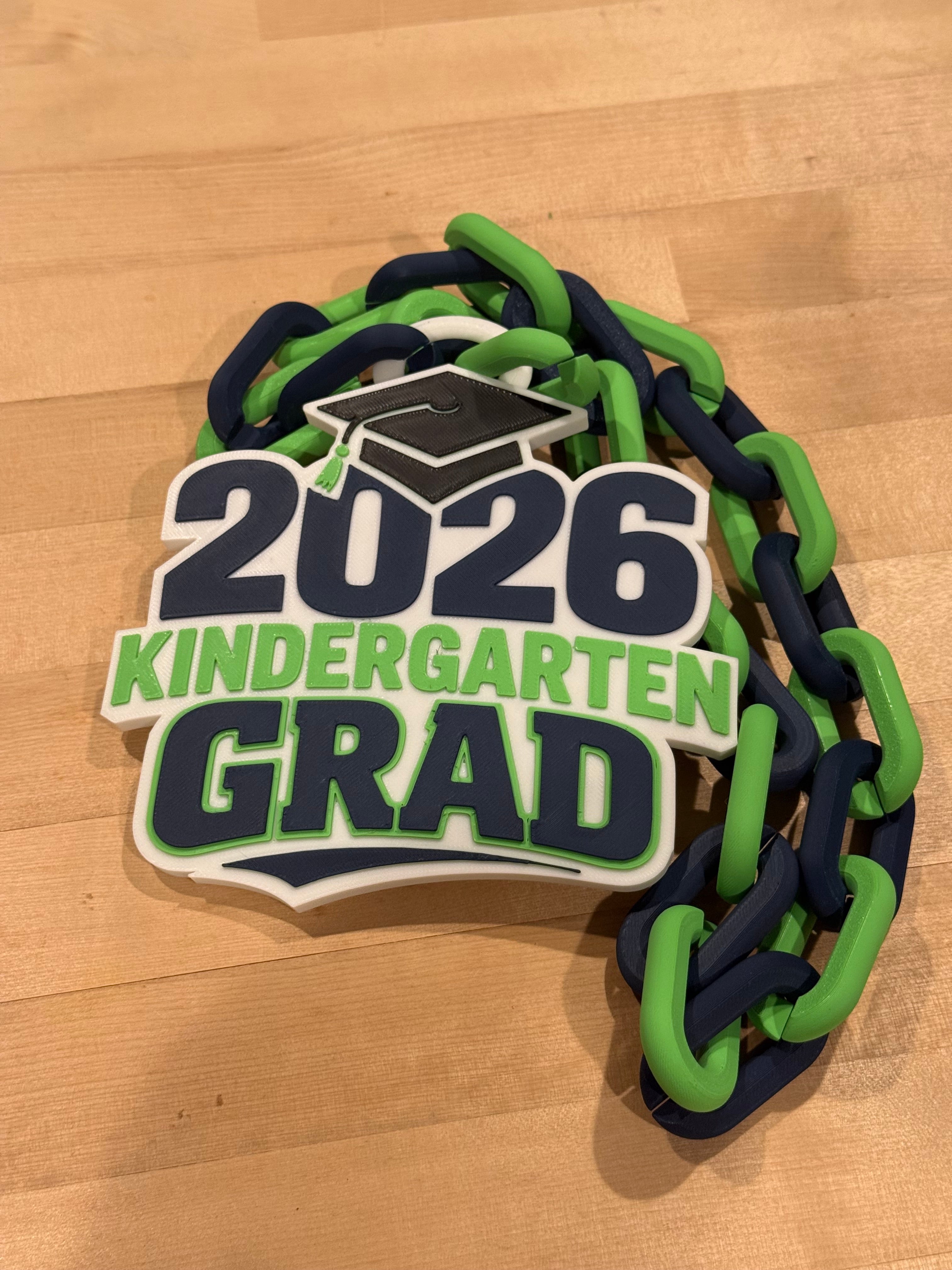 Custom 3D Printed Award Chain